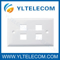 Wall Face Plate RJ45 Four Port 4 Port 70*115MM